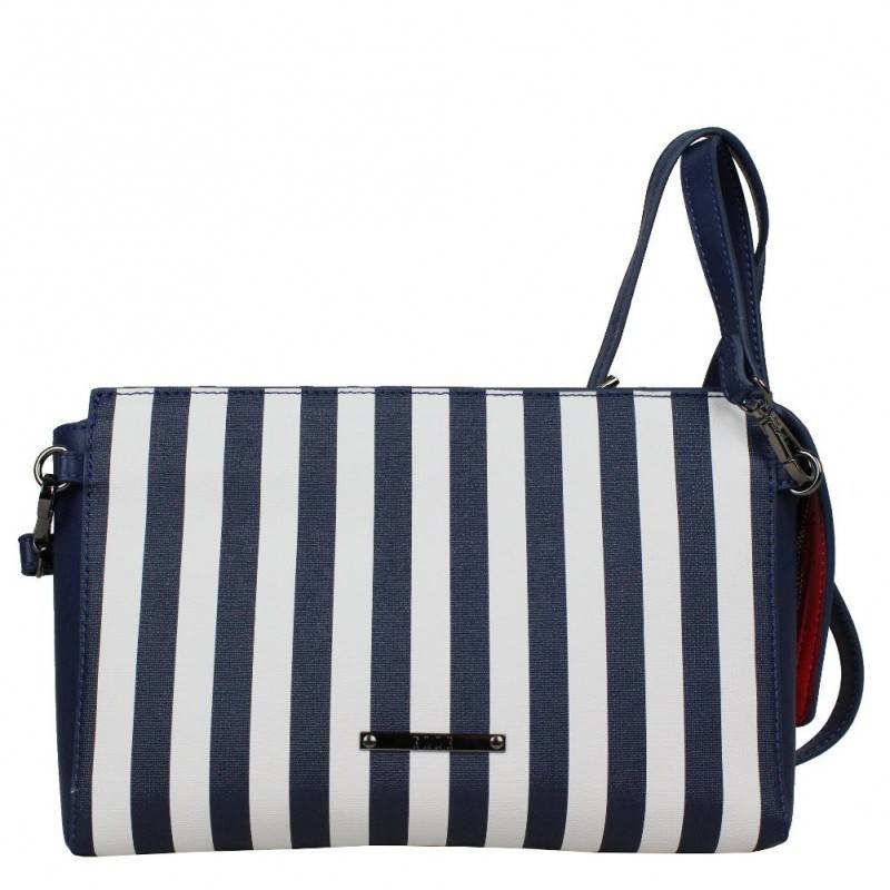Sac épaule marine et blanc Elle Matelot Clutch ELLE - 1 Sac épaule marine et blanc Elle Matelot Clutch ELLE - 1