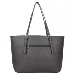 Sac cabas trapèze boucles Fuchsia F1598-5 FUCHSIA - 4