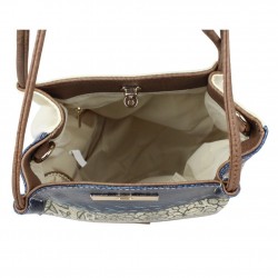 Sac épaule tissu imprimé SMASH LTR-LISA BAG SMASH - 4