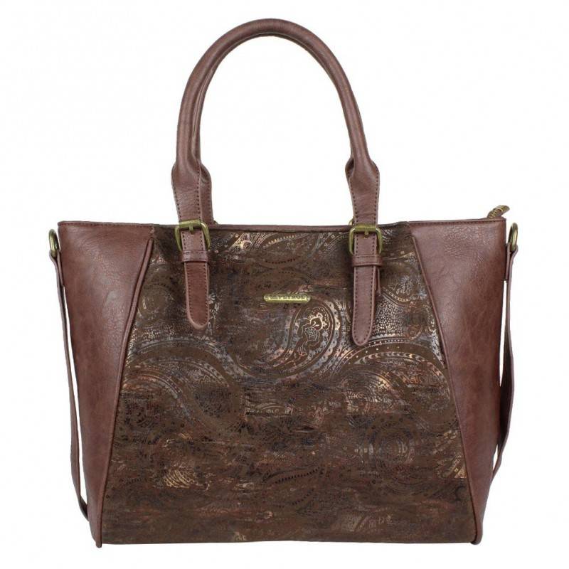Sac à main cabas motif cachemire Lili Petrol PA31 LILI PETROL - 1 Sac à main cabas motif cachemire Lili Petrol PA31 LILI PETROL - 1