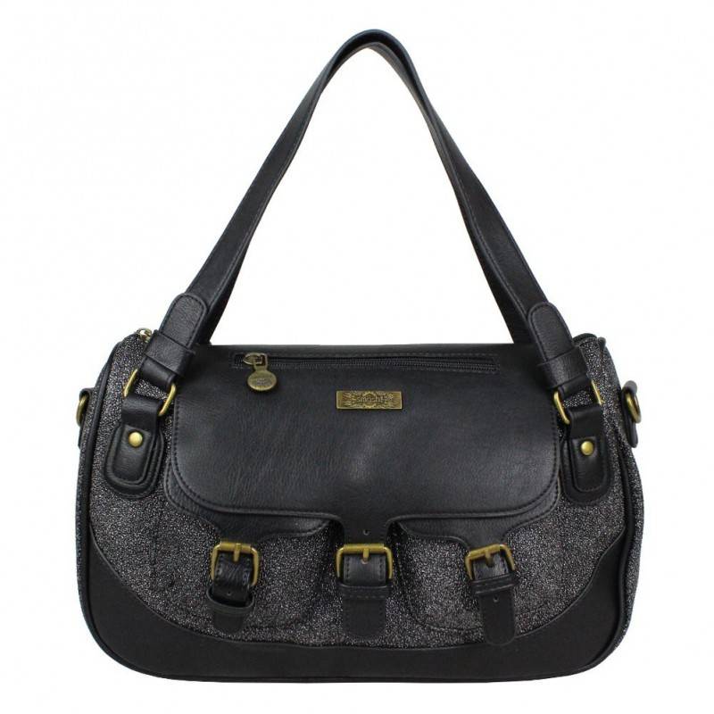 Sac épaule tissu imprimé SMASH LTR-LISA BAG SMASH - 1