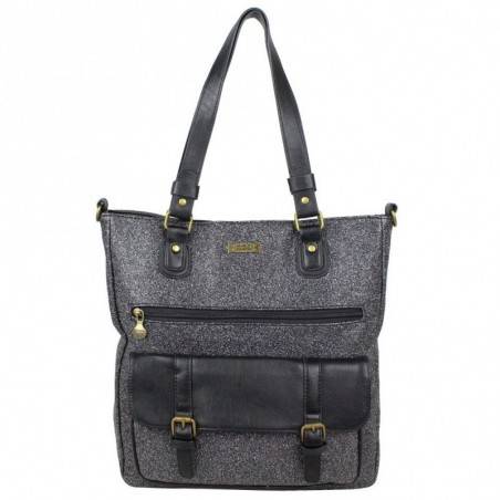 Sac épaule tissu imprimé SMASH LTR-LISA BAG SMASH - 1