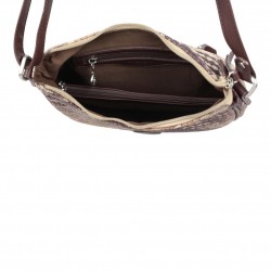 Sac bandoulière effet tressé Fuchsia F9630 Andrea FUCHSIA - 15