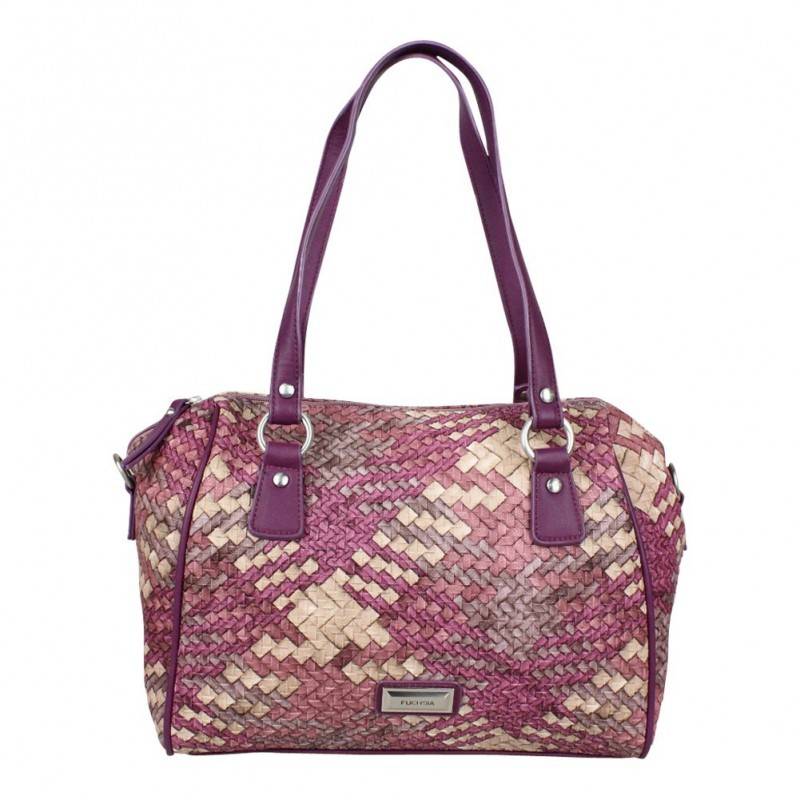 Petit porte monnaie femme fleur toile Fuchsia F9536-1 FUCHSIA - 5 Petit porte monnaie femme fleur toile Fuchsia F9536-1 FUCHSIA - 5