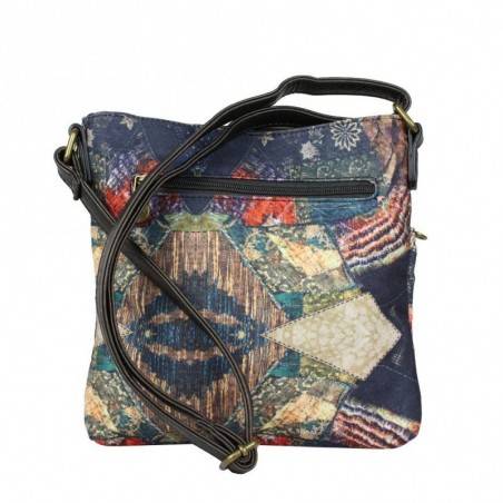 Sac épaule tissu imprimé SMASH LTR-LISA BAG SMASH - 3