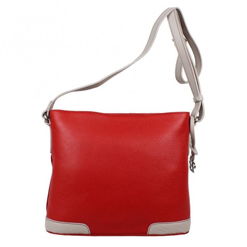 Sac bandoulière cuir Patrick Blanc bicolore 105061 seau PATRICK BLANC - 1 Sac bandoulière cuir Patrick Blanc bicolore 105061 seau PATRICK BLANC - 1