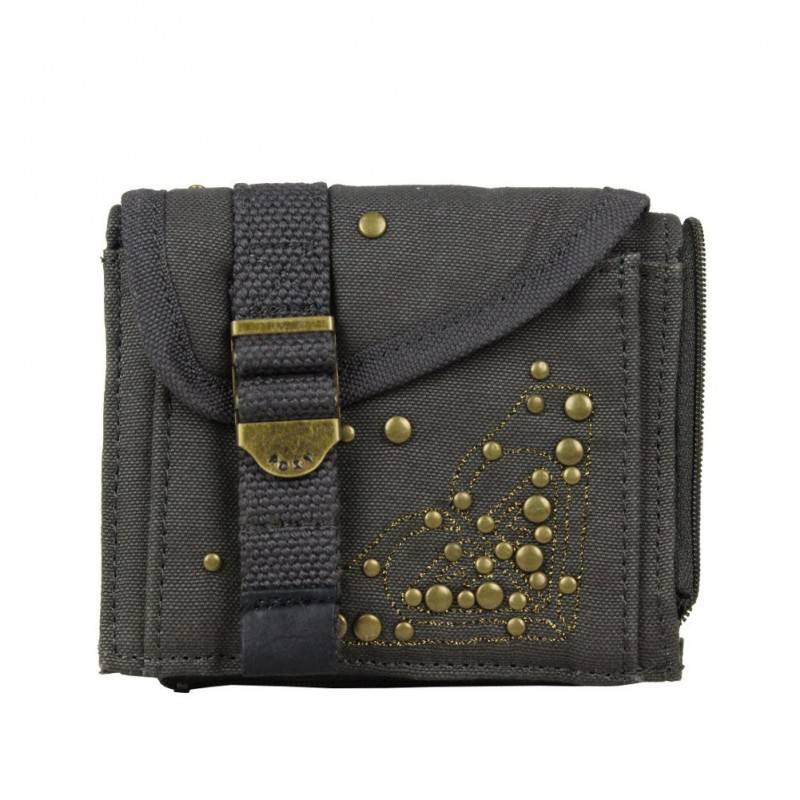Porte monnaie toile déco rivets Roxy Cilla Xrwwto81 ROXY - 1 Porte monnaie toile déco rivets Roxy Cilla Xrwwto81 ROXY - 1