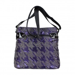 Sac femme de marque Patrick en vichy blanc et violet 511027 PATRICK BLANC - 4