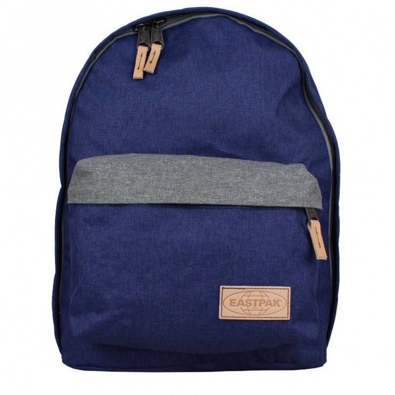 Sac à dos Eastpak toile et cuir EK767 Out Of Office poche ordinateur 47N Block out Blue EASTPAK - 1 Sac à dos Eastpak toile et cuir EK767 Out Of Office poche ordinateur 47N Block out Blue EASTPAK - 1