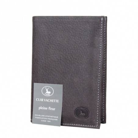 LE PORTE MONNAIE MIXTE MARRON FRANDI - 4