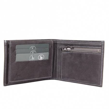LE PORTE MONNAIE MIXTE MARRON FRANDI - 2