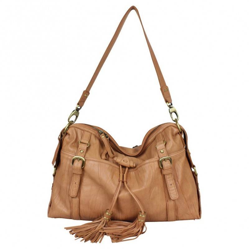 Sac épaule cuir vieilli effet froissé Jane Holli TO2971 A DÉCOUVRIR ! - 1 Sac épaule cuir vieilli effet froissé Jane Holli TO2971 A DÉCOUVRIR ! - 1