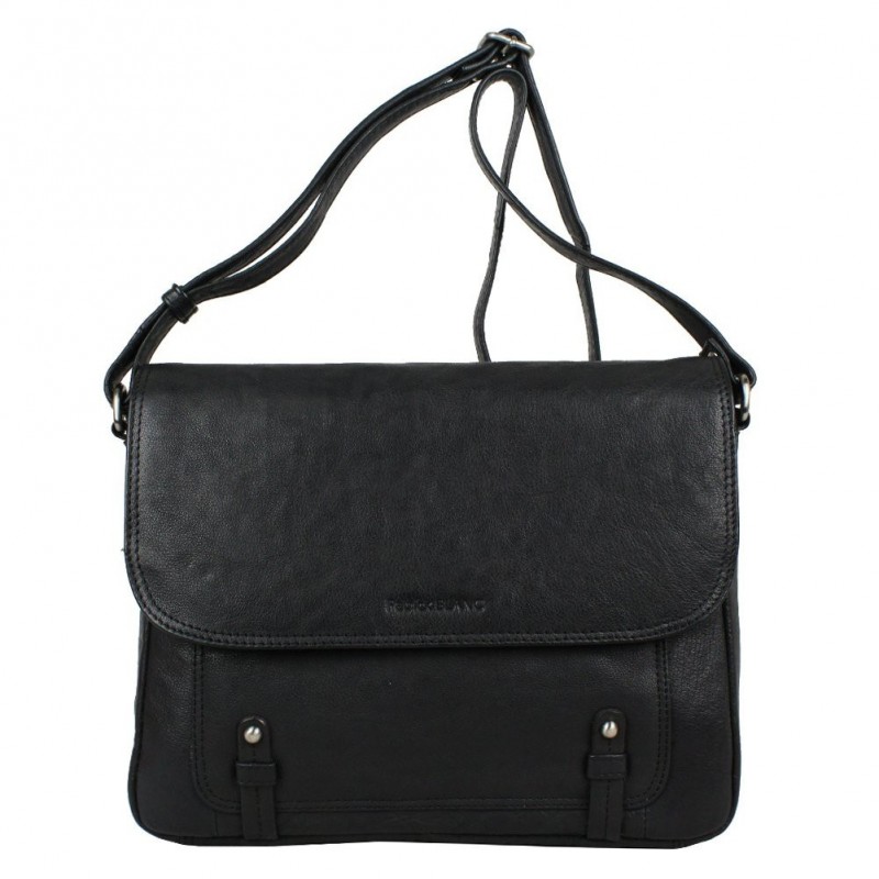 Sac bandoulière à rabat cuir de buffle Patrick Blanc Buffalo Sac bandoulière à rabat cuir de buffle Patrick Blanc Buffalo