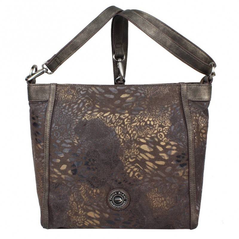 Sac bandoulière Patrick Blanc motif doré 509064 PATRICK BLANC - 1 Sac bandoulière Patrick Blanc motif doré 509064 PATRICK BLANC - 1