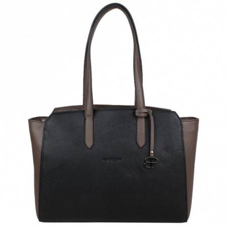 Sac cabas cuir Patrick Blanc bicolore 105068 PATRICK BLANC - 9