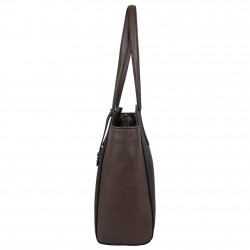 Sac cabas cuir Patrick Blanc bicolore 105068 PATRICK BLANC - 10