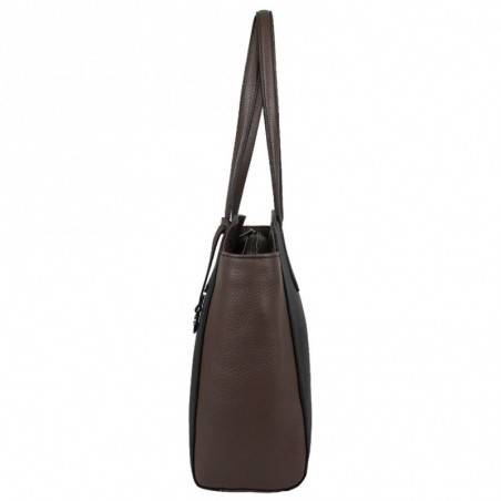 Sac cabas cuir Patrick Blanc bicolore 105068 PATRICK BLANC - 10