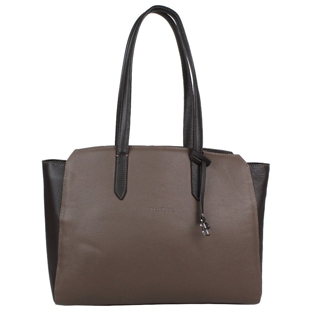 Sac cabas cuir Patrick Blanc bicolore 105068 PATRICK BLANC - 1