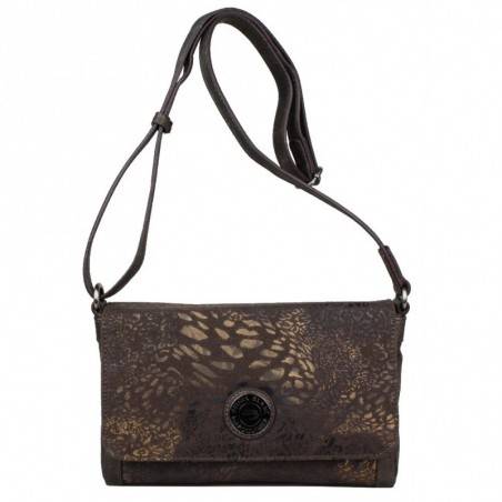 Petit sac bandoulière Patrick Blanc motif doré 509062 PATRICK BLANC - 4