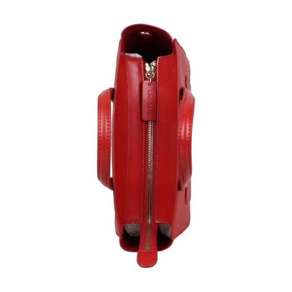 Rigide Chantaco Main À Lacoste Refente Xs Mini Sac Nfce Cuir XN80wOknP