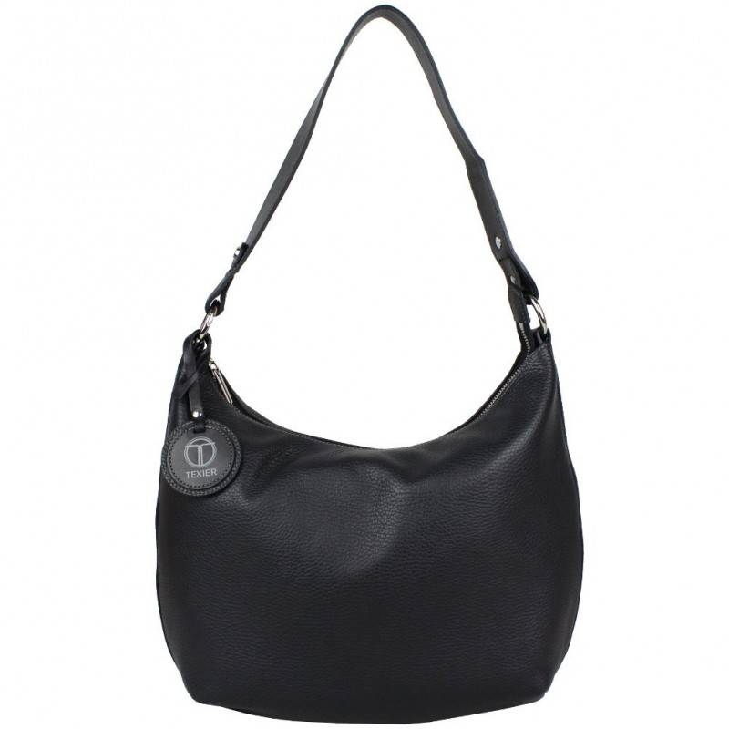 Sac épaule cuir Texier demi lune fabrication France 23013 TEXIER - 1 Sac épaule cuir Texier demi lune fabrication France 23013 TEXIER - 1