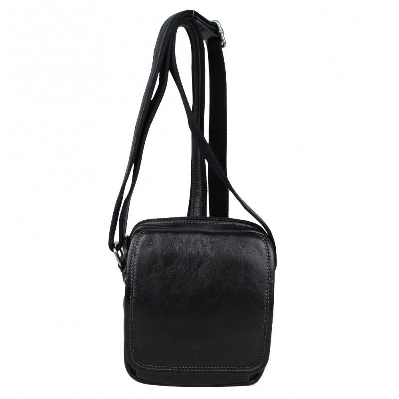 Petite pochette bandoulière en cuir SFF36101 SAFARI - 1 Petite pochette bandoulière en cuir SFF36101 SAFARI - 1