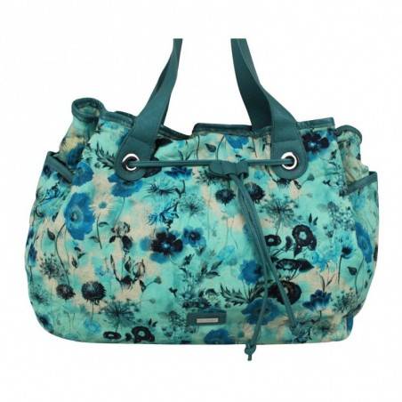 Sac cabas bourse Patrick Blanc imprimé fleurs 510016  PATRICK BLANC - 3