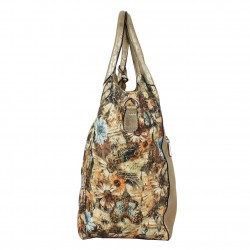 Sac à main effet brillant motif floral et papillons 2977L A DÉCOUVRIR ! - 3