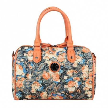 Sac bowling Patrick Blanc motif floral et brillant 510047 PATRICK BLANC - 1