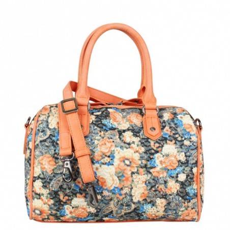 Sac bowling Patrick Blanc motif floral et brillant 510047 PATRICK BLANC - 4