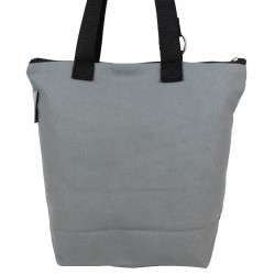 Sac petit cabas bohème imprimé design fleurs effet dentelle fond gris 0003 A DÉCOUVRIR ! - 3