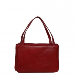 Porte monnaie femme à poignée cuir végétal fermoir vintage Tony Perotti Tony PEROTTI - 12