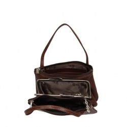 Porte monnaie mini sac cuir fermoir vintage Tony Perotti Tony PEROTTI - 2