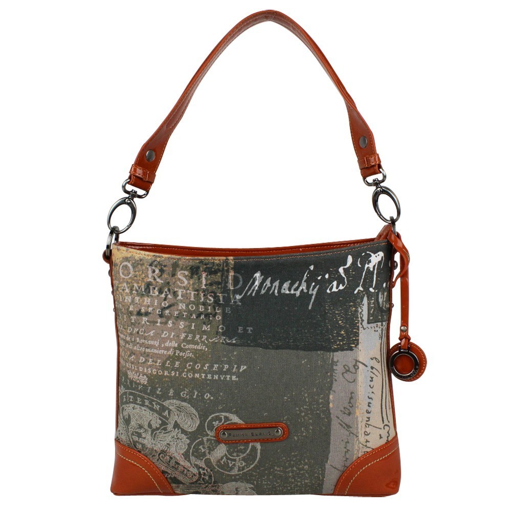 Sac cabas Patrick Blanc imprimé multicolore toile 524040 PATRICK BLANC - 1