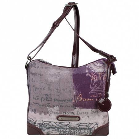 Sac bandoulière Patrick Blanc motif imprimé et verni 509036 PATRICK BLANC - 1