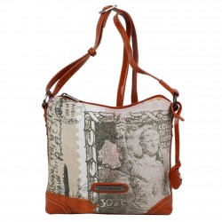 Sac bandoulière Patrick Blanc motif imprimé et verni 509036 PATRICK BLANC - 7