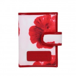 Petit porte cartes femme fermeture toile imprimé fleurs Arthur et Aston 1226-654 ARTHUR & ASTON - 1