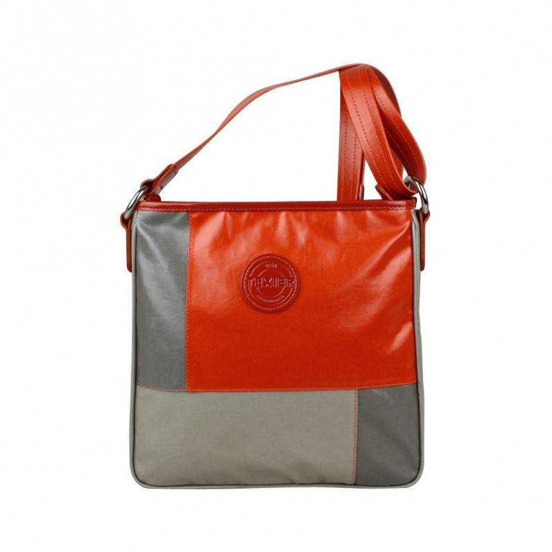 Sac bandoulière plat toile verni Texier fabriquer en France 23802 Mosaïque TEXIER - 1 Sac bandoulière plat toile verni Texier fabriquer en France 23802 Mosaïque TEXIER - 1