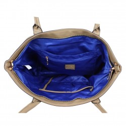 Grand sac cabas trapèze bandoulière demi chaîne Andie Blue A8095 A DÉCOUVRIR ! - 14