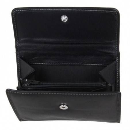 Petit porte monnaie grain de cafe cuir Safari SFL953095 SAFARI - 3