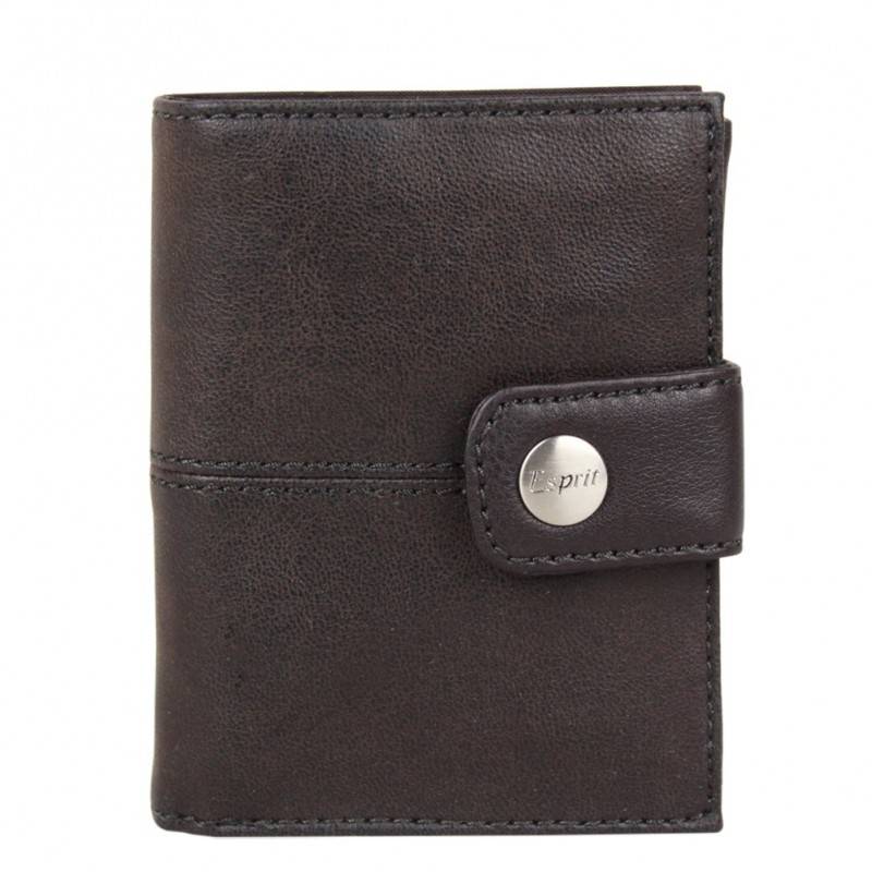 Petit portefeuille Esprit effet cuir vieilli pression A15025 ESPRIT - 1 Petit portefeuille Esprit effet cuir vieilli pression A15025 ESPRIT - 1