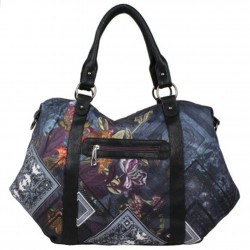 Sac épaule trapèze tissu imprimé SMASH LTR-LISA BAG SMASH - 2