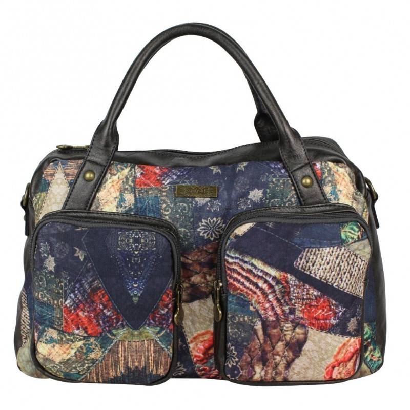 Sac à main SMASH toile imprimé Paloma SMASH - 1 Sac à main SMASH toile imprimé Paloma SMASH - 1