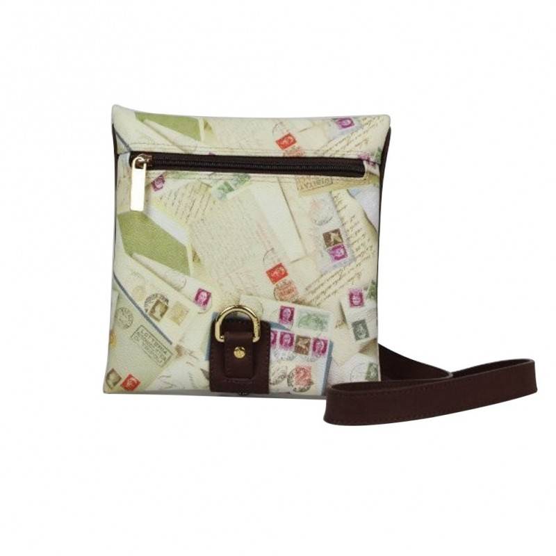 Sac bandoulière femme impression enveloppes et timbres Post Box A DÉCOUVRIR ! - 1