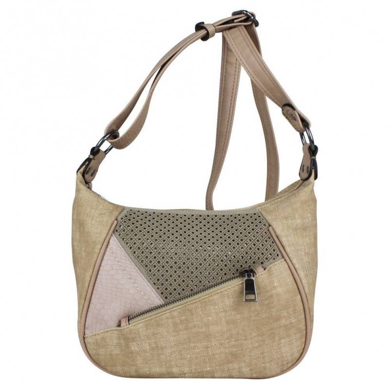 Sac demi lune effet perforé motif lézard Fuchsia F9672 Célia FUCHSIA - 1 Sac demi lune effet perforé motif lézard Fuchsia F9672 Célia FUCHSIA - 1