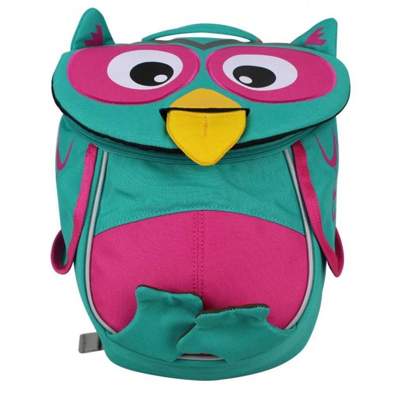 Petit sac à dos enfant Hibou vert et rose Eluise AffenZahn AFFENZAHN - 1 Petit sac à dos enfant Hibou vert et rose Eluise AffenZahn AFFENZAHN - 1