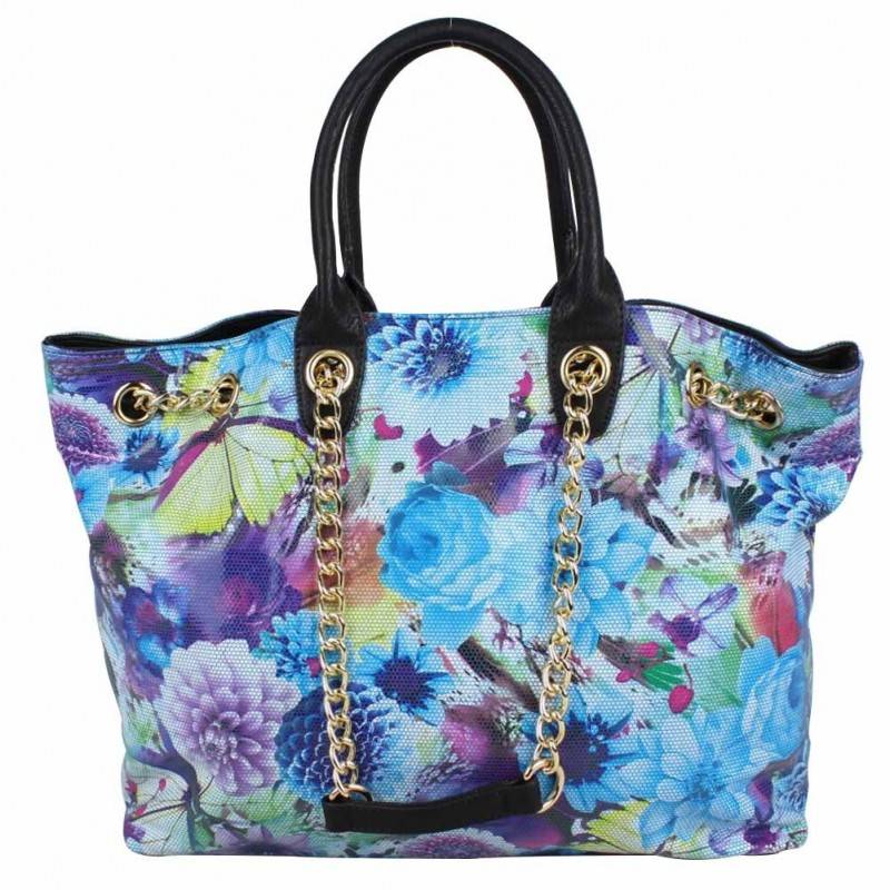 Sac à main fantaisie effet brillant et fleurs papillons Nouvelty 1/2977L A DÉCOUVRIR ! - 9