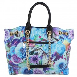 Sac à main motif effet verni floral et papillons SP0271 A DÉCOUVRIR ! - 13