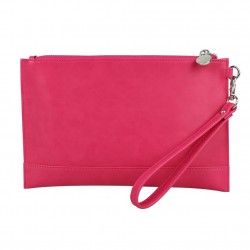 Pochette sans bandoulière ultra plate Fuchsia F9666-2 FUCHSIA - 12