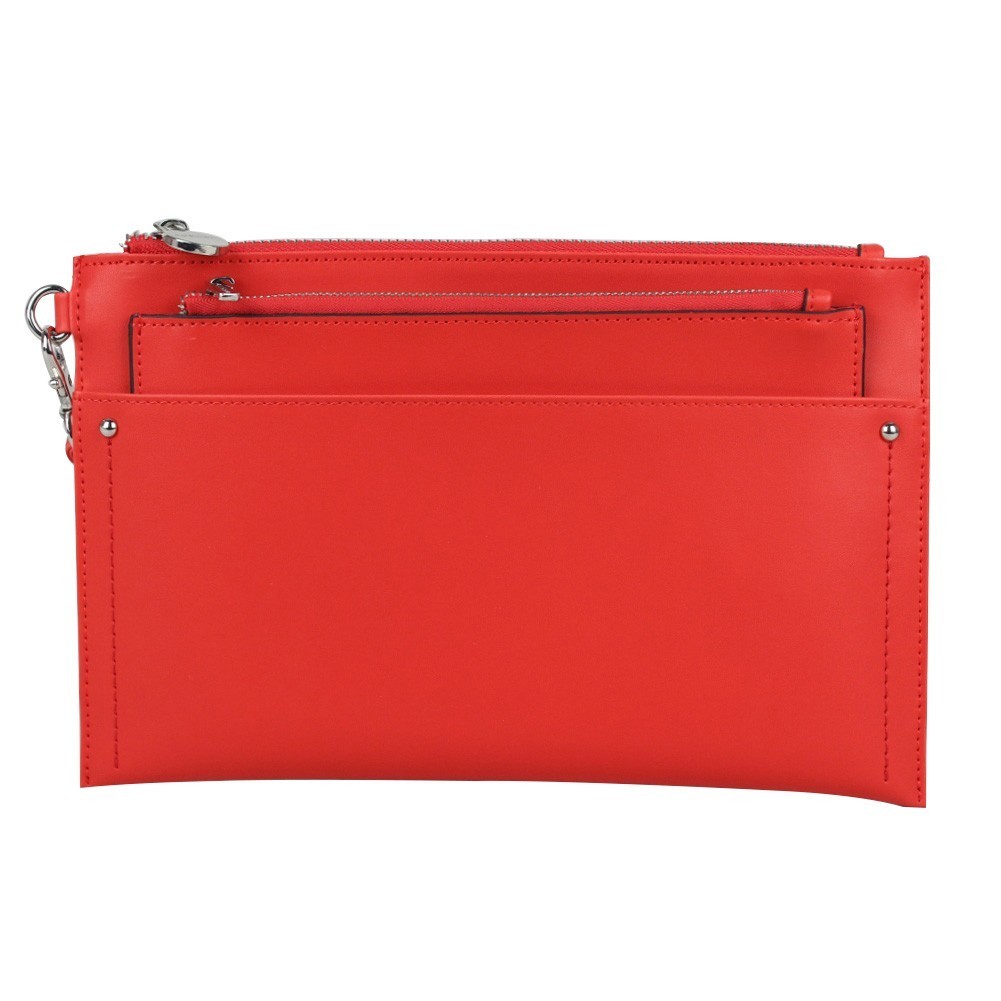 Pochette sans bandoulière ultra plate Fuchsia F9666-2 FUCHSIA - 17